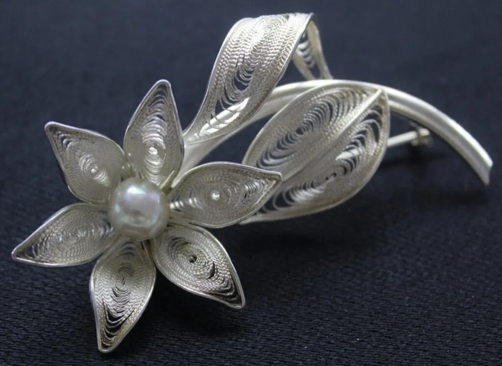 Prendedor Filigrana – PLATA 950